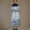 Black and white jacket dress