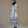Black and white jacket dress