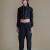 Lucian embroidered Black Co-ord set