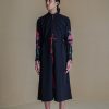 Black Red Floral Dress