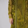 Yellow Map Embroidery Coat