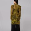 Yellow Map Embroidery Coat