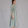 Grey Knitted Panel Dress