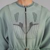 Grey Knitted Panel Short Dress