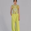 Lime Knitted Top Set