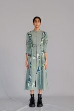 Grey map dress