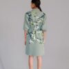 Grey map short dress