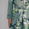 Grey map short dress