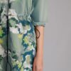 Grey map short dress