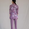 Mauve map coat set