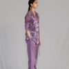 Mauve map coat set