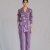 Mauve map coat set