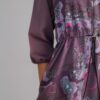 Mauve map short dress