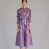 Mauve map long dress