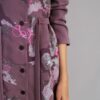 Mauve map coat dress