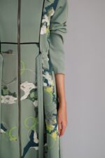 Grey map dress