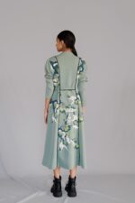 Grey map dress